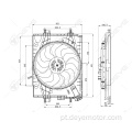 Ventilador elétrico auto radiador 12v para DACIA SANDERO